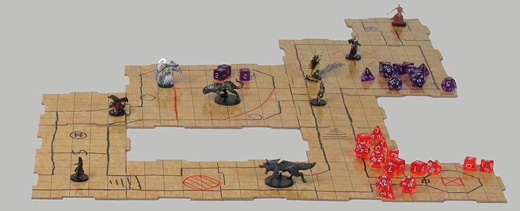 Dry-Erase Dungeon Tiles: Earthtone