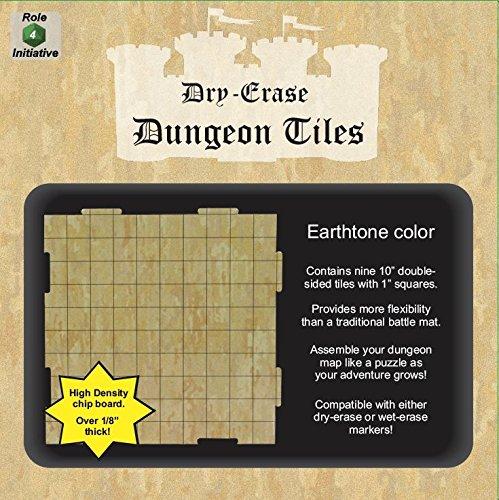 Dry-Erase Dungeon Tiles: Earthtone