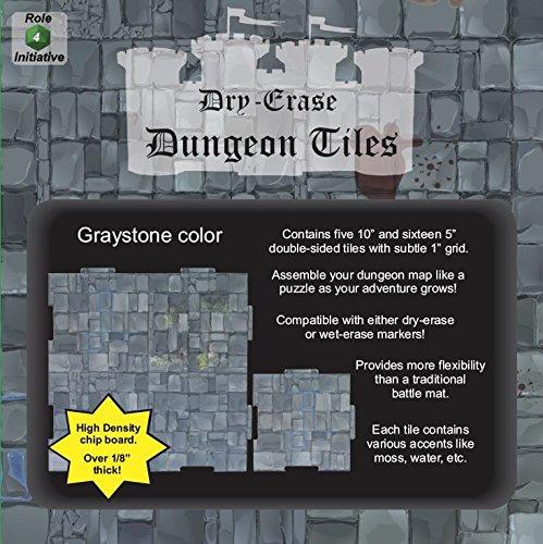 Dry-Erase Dungeon Tiles: Graystone
