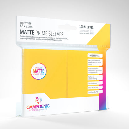 Gamegenic Matte Standard Size Prime Sleeves (100 ct.)