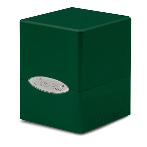 Ultra Pro Satin Hi-Gloss Cube Deck Box - Emerald Green