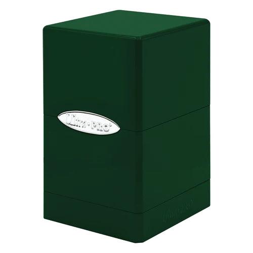 Ultra Pro Satin Hi-Gloss Tower Deck Box - Emerald Green