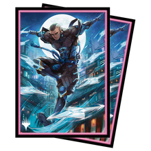Ultra Pro Standard Size Sleeves 100ct - Kamigawa: Neon Dynasty - Kaito Shizuki