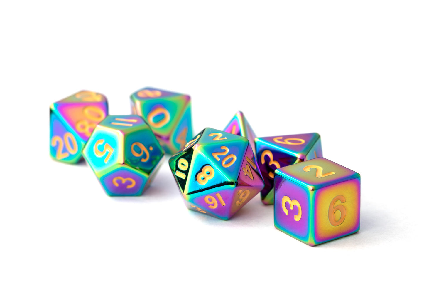 16mm Metal Polyhedral Dice Set