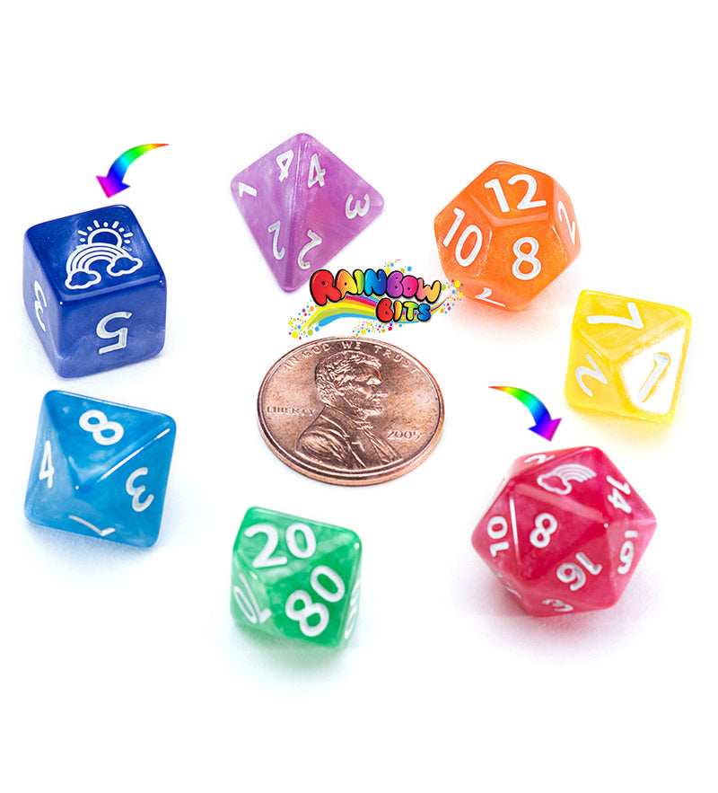 Mighty Tiny Dice - Rainbow Bits