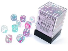 Chessex 12mm D6 Dice - Nebula Luminary - Wisteria/White