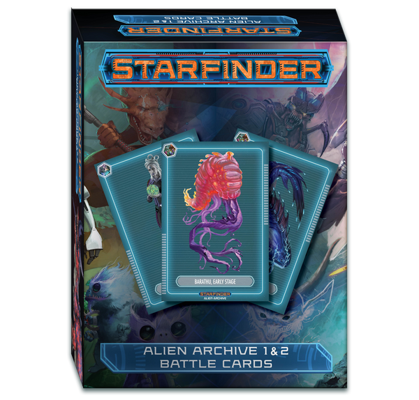 色々な Starfinder Alien Archive 3 & 4 Battle Cards パズルゲーム