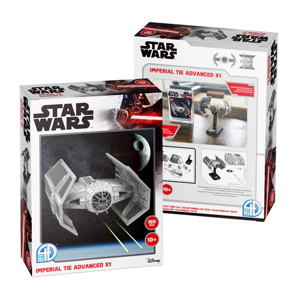 Star Wars Tie Advanced X1 Paper Model Kit - CLEARANCE