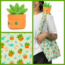 Plushie Tote Bag: Green Plant & Gardening