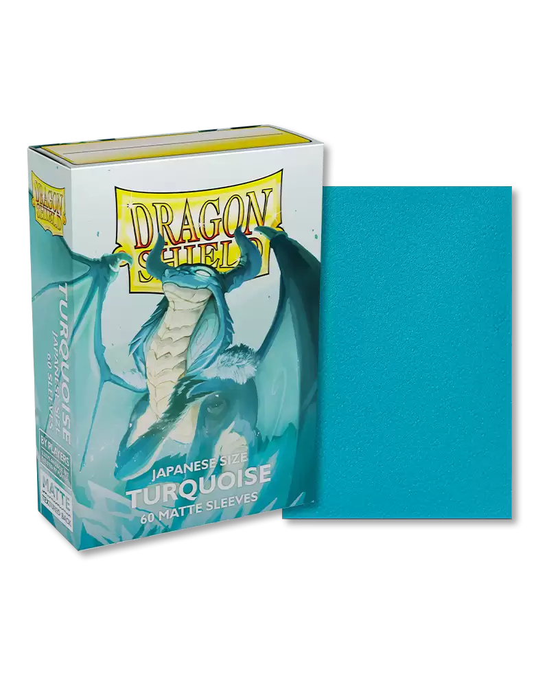  Dragon Shield Matte Mini Japanese Petrol 60 ct Card Sleeves  Individual Pack : Toys & Games