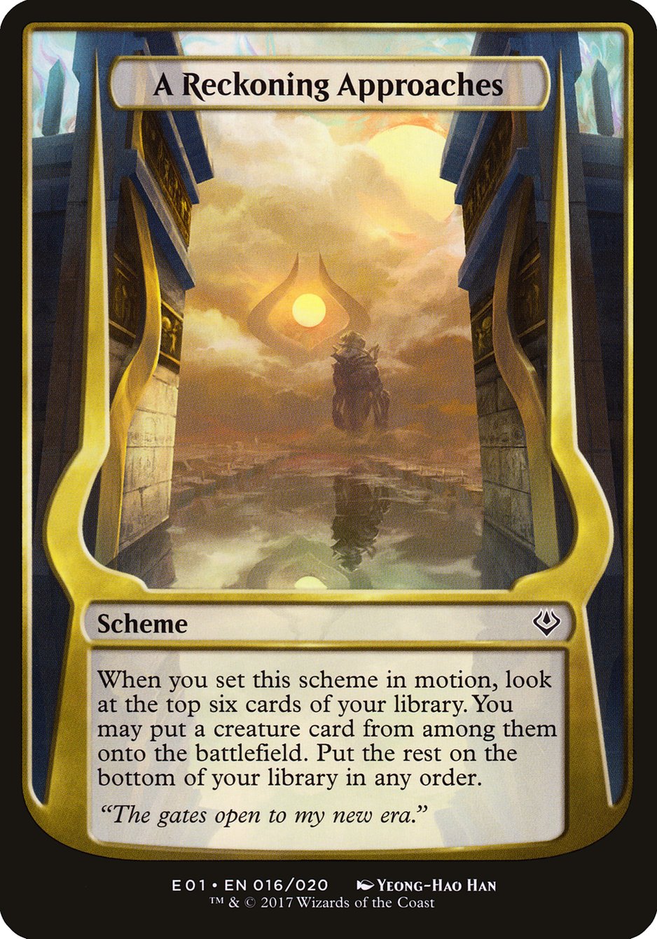 A Reckoning Approaches (Schemes) [Archenemy: Nicol Bolas Schemes] | Mothership Books and Games TX