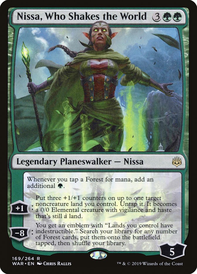 Nissa, Who Shakes the World [War of the Spark] | Mothership Books and Games TX