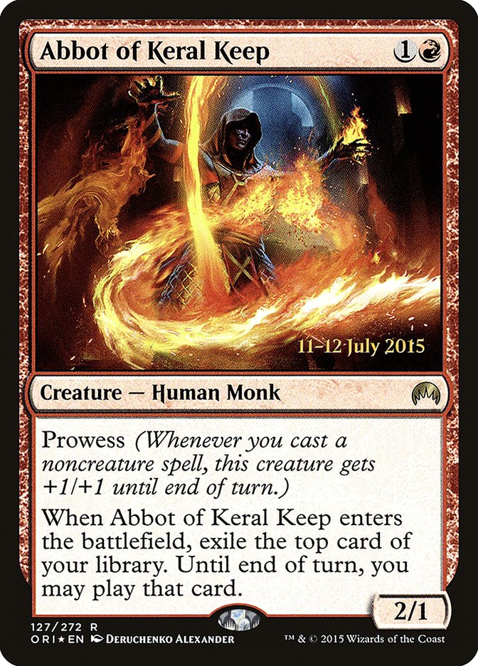 Abbot of Keral Keep [Magic Origins Prerelease Promos] | Mothership Books and Games TX
