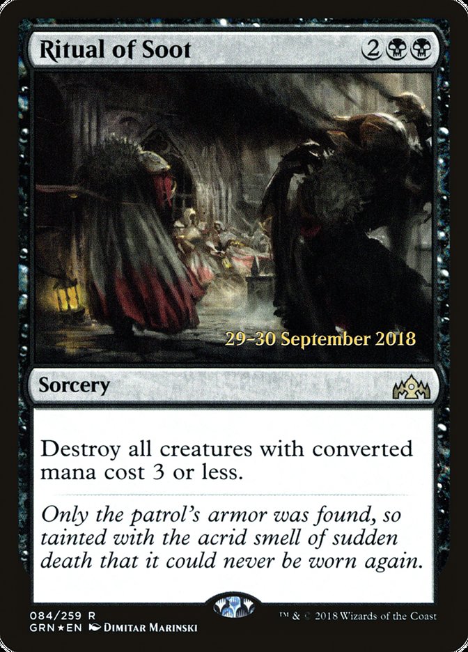 Ritual of Soot [Guilds of Ravnica Prerelease Promos] | Mothership Books and Games TX