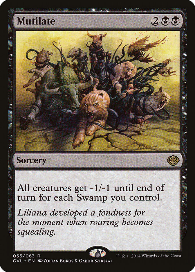Mutilate (Garruk vs. Liliana) [Duel Decks Anthology] | Mothership Books and Games TX
