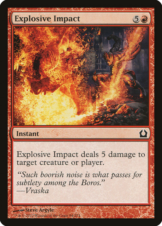 Explosive Impact [Return to Ravnica] | Mothership Books and Games TX