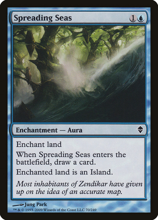 Spreading Seas [Zendikar] | Mothership Books and Games TX