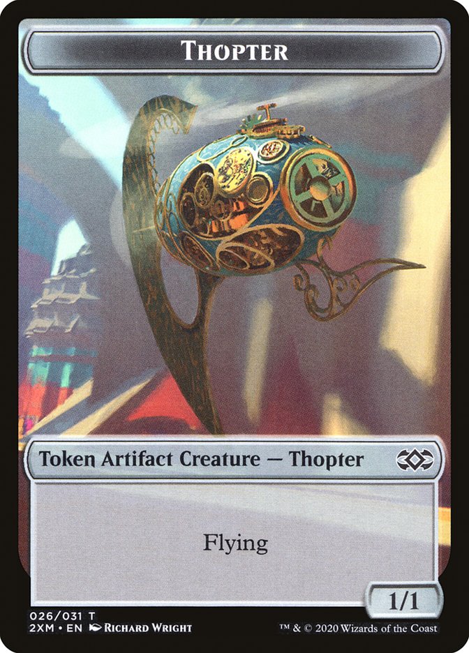 Servo // Thopter (026) Double-Sided Token [Double Masters Tokens]
