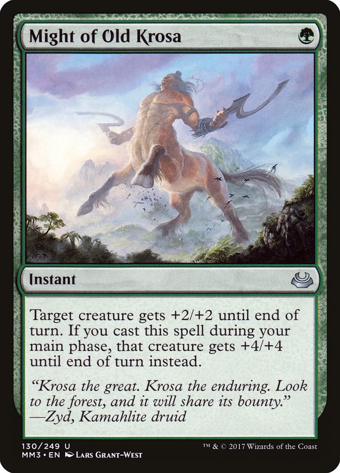 Might of Old Krosa [Modern Masters 2017]