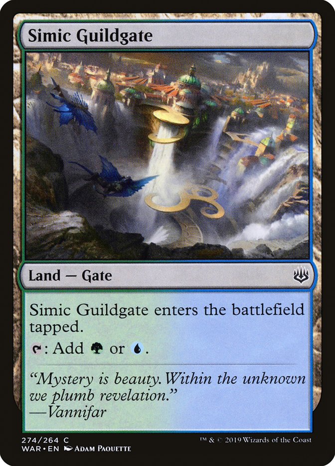 Simic Guildgate [War of the Spark] | Mothership Books and Games TX