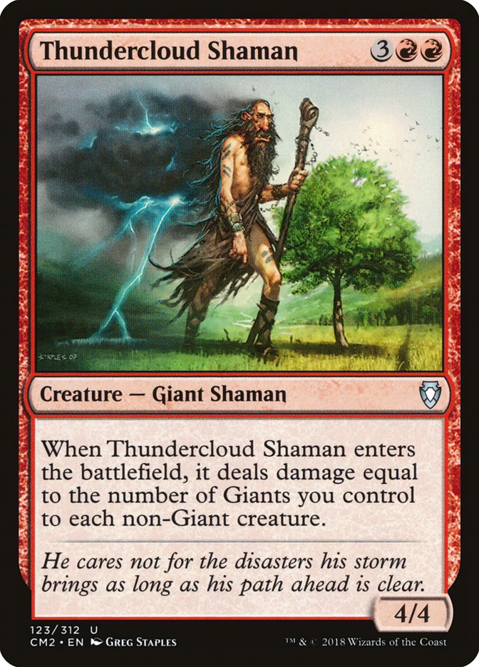 Thundercloud Shaman [Commander Anthology Volume II] | Mothership Books and Games TX