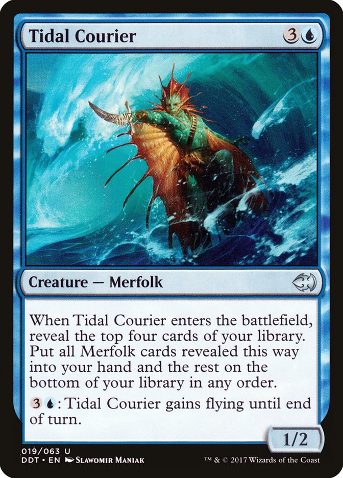Tidal Courier [Duel Decks: Merfolk vs. Goblins] | Mothership Books and Games TX