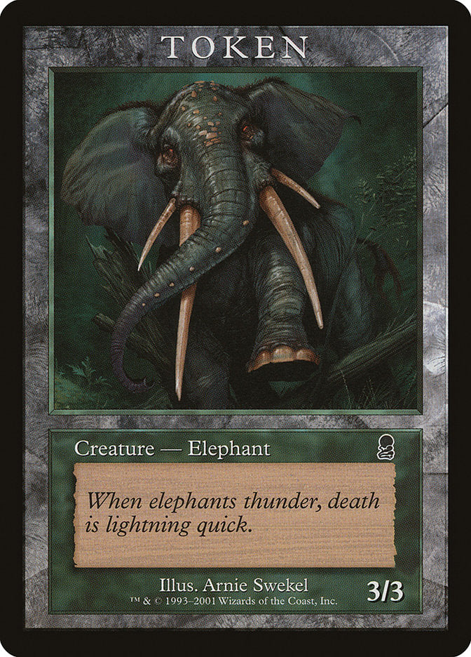 Elephant Token [Magic Player Rewards 2002] | Mothership Books and Games TX