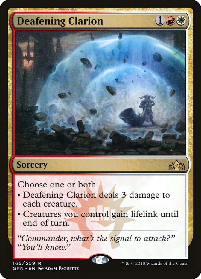 Deafening Clarion [Guilds of Ravnica] | Mothership Books and Games TX