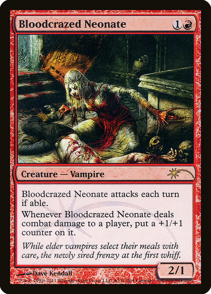 Bloodcrazed Neonate [Wizards Play Network 2011] | Mothership Books and Games TX