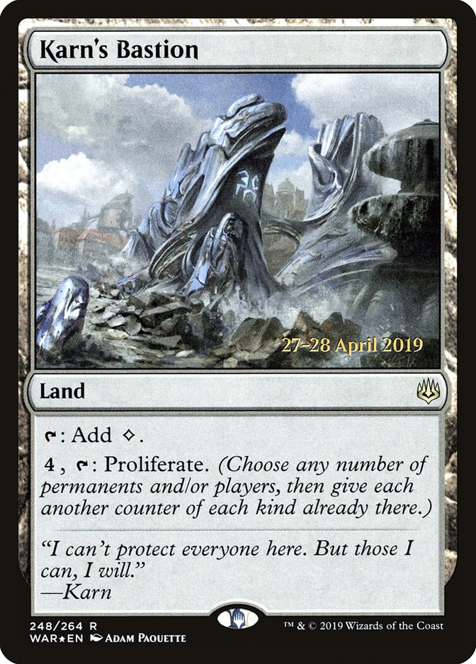Karn's Bastion [War of the Spark Prerelease Promos] | Mothership Books and Games TX