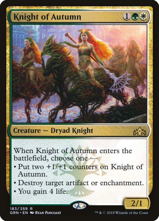 Knight of Autumn [Guilds of Ravnica] | Mothership Books and Games TX