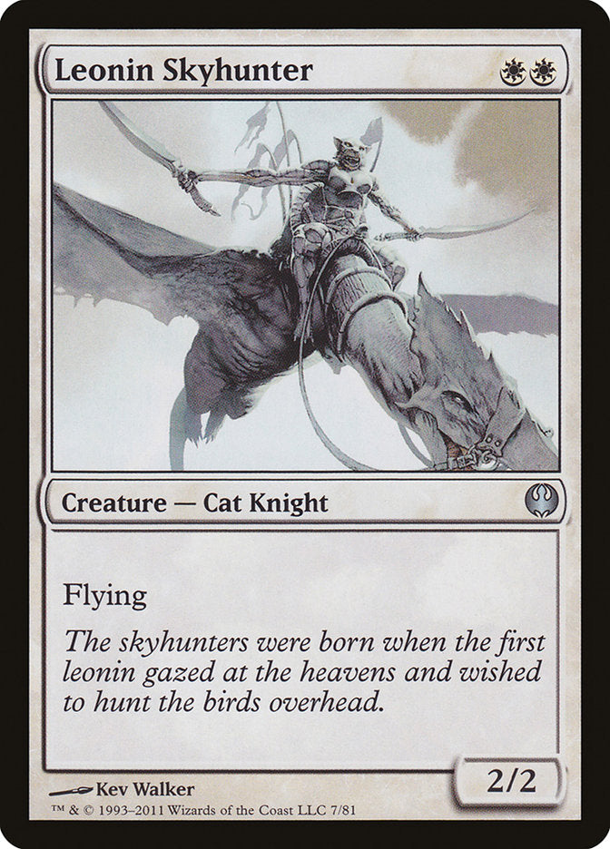 Leonin Skyhunter [Duel Decks: Knights vs. Dragons] | Mothership Books and Games TX