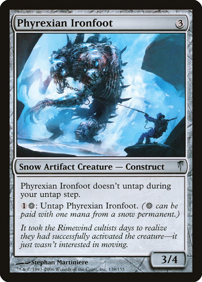 Phyrexian Ironfoot [Coldsnap] | Mothership Books and Games TX