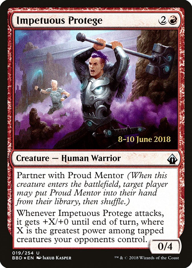 Impetuous Protege [Battlebond Prerelease Promos] | Mothership Books and Games TX
