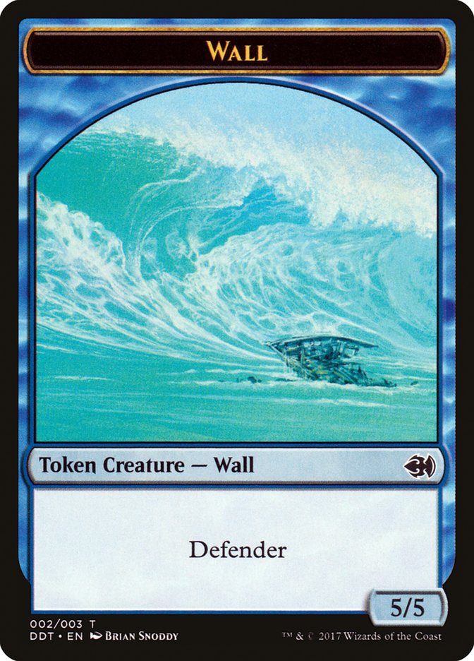 Wall Token [Duel Decks: Merfolk vs. Goblins Tokens] | Mothership Books and Games TX