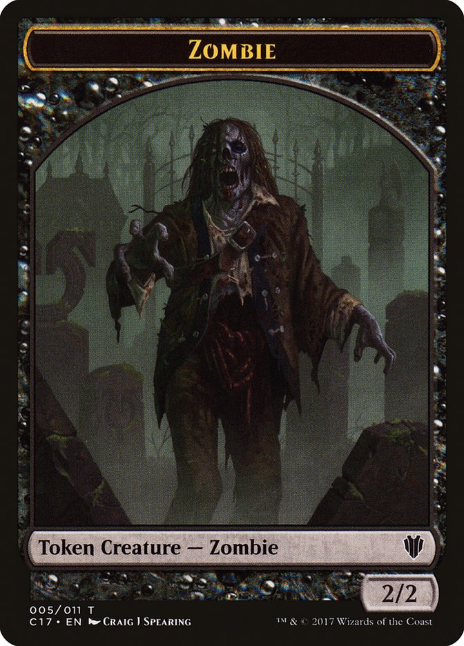 Zombie Token [Commander 2017 Tokens]