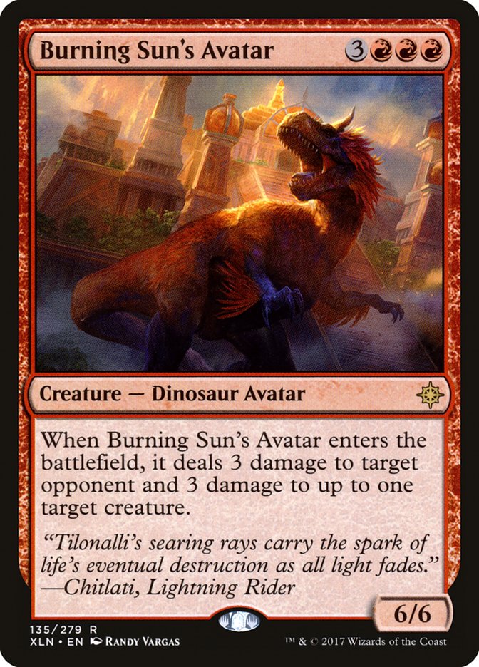 Burning Sun's Avatar [Ixalan] | Mothership Books and Games TX