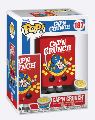 FUNKO POP! Cap'n Crunch Cereal Box (187) - CLEARANCE
