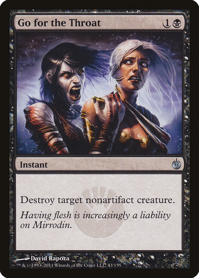 Go for the Throat [Mirrodin Besieged] | Mothership Books and Games TX