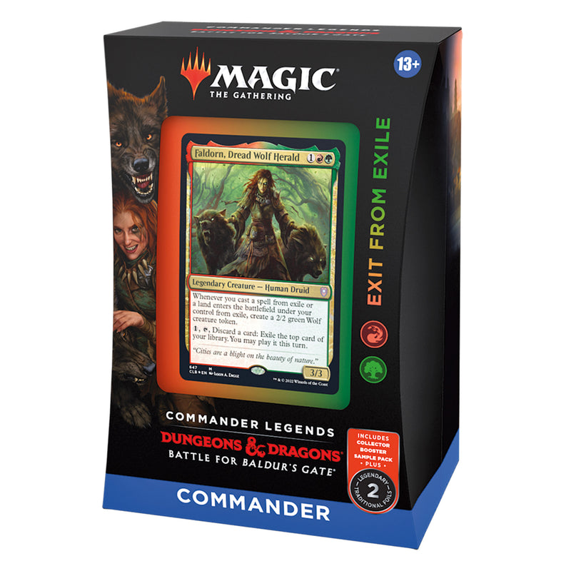 MTG Commander Legends Battle for Baldur's Gate Commander Deck
