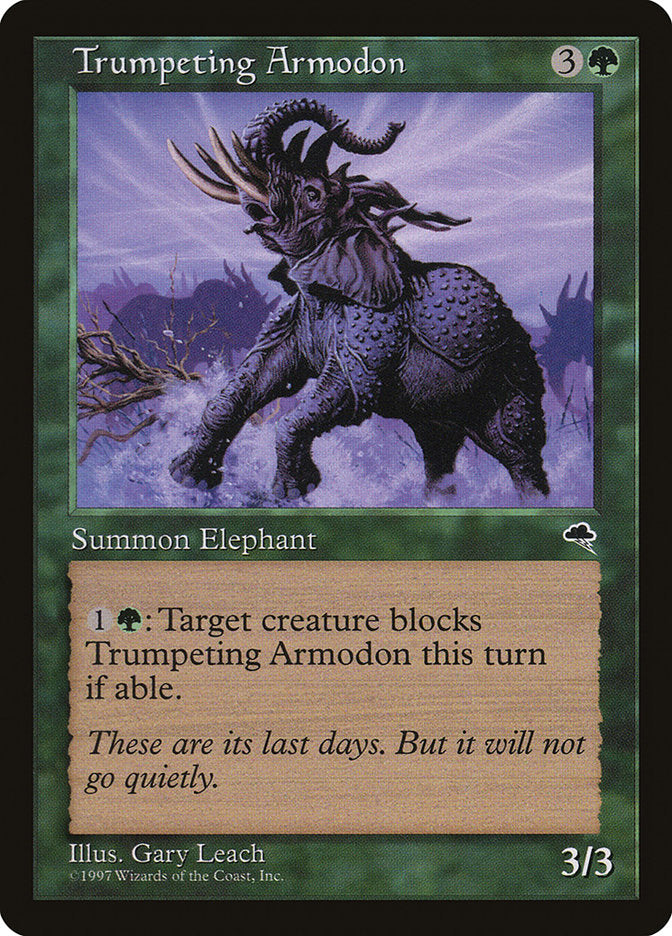 Trumpeting Armodon [Tempest] | Mothership Books and Games TX