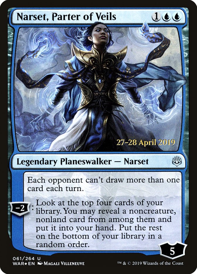 Narset, Parter of Veils [War of the Spark Prerelease Promos] | Mothership Books and Games TX