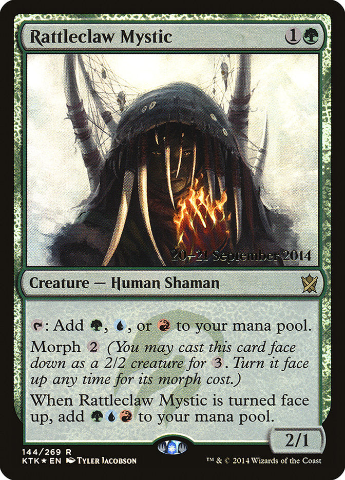 Rattleclaw Mystic [Khans of Tarkir Prerelease Promos] | Mothership Books and Games TX