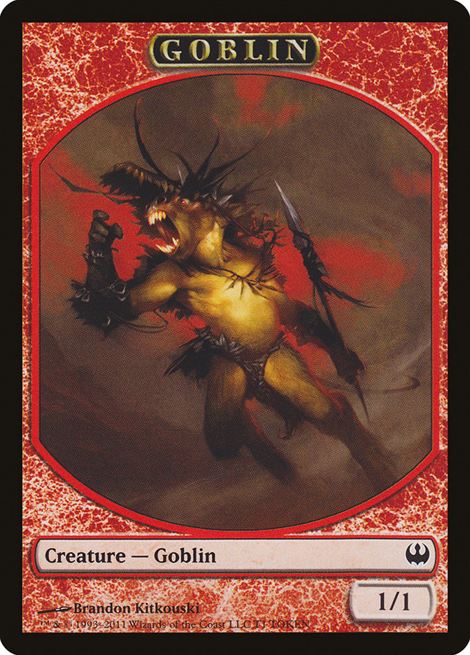 Goblin Token [Duel Decks: Knights vs. Dragons Tokens] | Mothership Books and Games TX