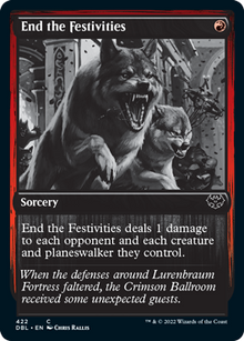 End the Festivities [Innistrad: Double Feature]