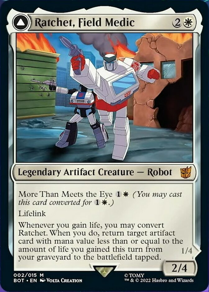 Ratchet, Field Medic // Ratchet, Rescue Racer [Transformers]