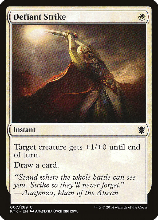 Defiant Strike [Khans of Tarkir] | Mothership Books and Games TX