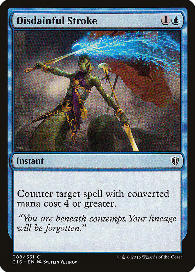 Disdainful Stroke [Commander 2016] | Mothership Books and Games TX