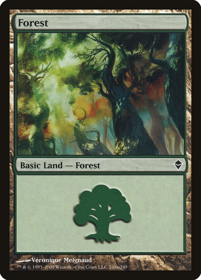 Forest (248a) [Zendikar] | Mothership Books and Games TX