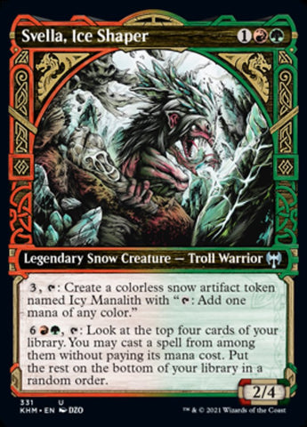 MTG Old-Growth Troll Extended Foil - Kaldheim - 365 Foil